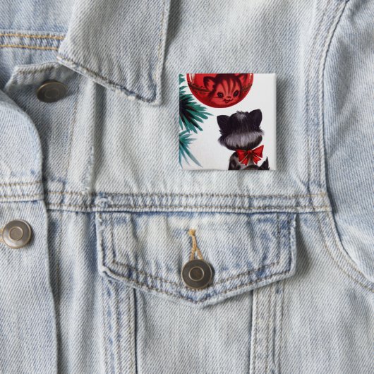 WeihnachtsVintager retro Button (Beispiel)