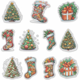 WeihnachtsVinyl Stickers Collection Aufkleber