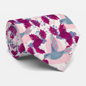 Weihnachtsvögel Krawatte (Gerollt)