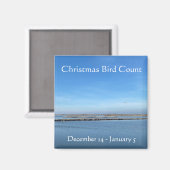 Weihnachtsvogel Magnet (Vorderseite/Rückseite)