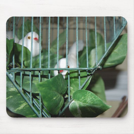 Weihnachtsvögel Mousepad (Vorne)