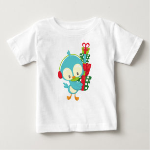Weihnachtsvögel, Niedliche Vögel, Geschenke, Gesch Baby T-shirt