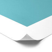 Weihnachtsvogel Poster (Ecke)