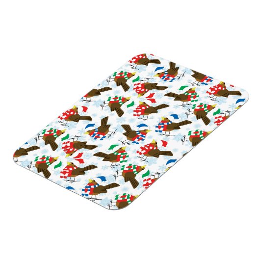 Weihnachtsvogel Santa Magnet (Linke Seite)