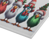 Weihnachtsvögel Schneidbrett Schneidebrett (Ecke)