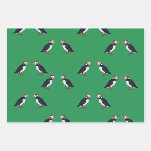 Weihnachtsvogel Vintag Wrapping Pap Geschenkpapier Set (Vorderseite 3)