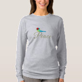 Weihnachtsvögelchen  Friedensbote T-Shirt (Vorderseite)