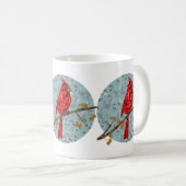 Weihnachtsvogelkollektion für den Kardinal Kaffeetasse (VorderseiteRechts)