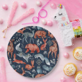 Weihnachtsvolk Magic Animal Botanicals Pappteller (Party)