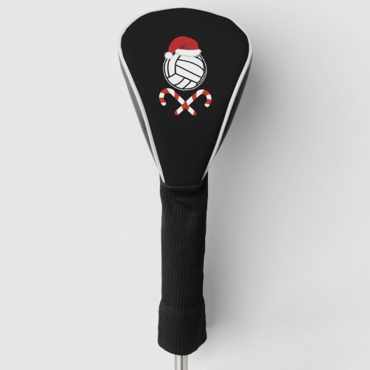 Weihnachtsvolleyball Golf Headcover (Vorderseite)