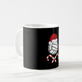 Weihnachtsvolleyball Kaffeetasse (Vorderseite Links)