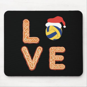 Weihnachtsvolleyball Liebe Weihnachtsmann Weihnach Mousepad