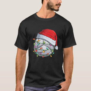 Weihnachtsvolleyball-Weihnachtsmannmütze Funny Xm T-Shirt