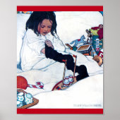 Weihnachtsvorbereitung, Jessie Willcox Smith Poster (Vorne)