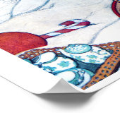 Weihnachtsvorbereitung, Jessie Willcox Smith Poster (Ecke)