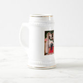 Weihnachtsvorbereitungen von Präsident Donald Trum Bierglas (Vorderseite Links)