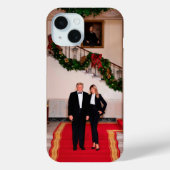 Weihnachtsvorbereitungen von Präsident Donald Trum Case-Mate iPhone Hülle (Rückseite)