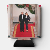 Weihnachtsvorbereitungen von Präsident Donald Trum Dosenkühler (Rückseite)
