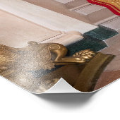 Weihnachtsvorbereitungen von Präsident Donald Trum Fotodruck (Ecke)