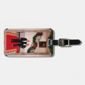 Weihnachtsvorbereitungen von Präsident Donald Trum Gepäckanhänger (Vorderseite horizontal)