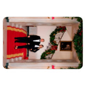 Weihnachtsvorbereitungen von Präsident Donald Trum Magnet (Horizontal)