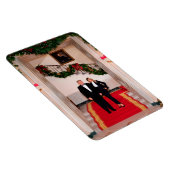 Weihnachtsvorbereitungen von Präsident Donald Trum Magnet (Rechte Seite)