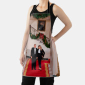 Weihnachtsvorbereitungen von Präsident Donald Trum Schürze (InSitu)