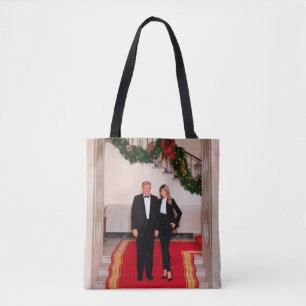 Weihnachtsvorbereitungen von Präsident Donald Trum Tasche