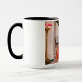 Weihnachtsvorbereitungen von Präsident Donald Trum Tasse (Links)