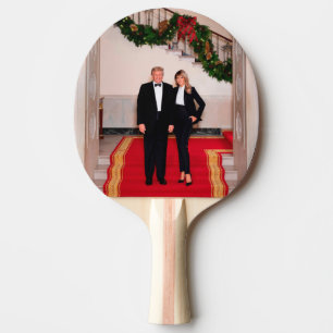 Weihnachtsvorbereitungen von Präsident Donald Trum Tischtennis Schläger