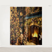 Weihnachtsvorhang Wandteppich (Vorderseite)