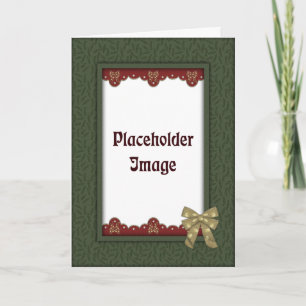 Weihnachtsvorlage Feiertagskarte