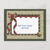 Weihnachtsvorlage Feiertagspostkarte (Vorderseite)