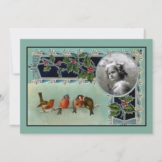 Weihnachtsvorlage - Flat Card Feiertagskarte (Vorderseite)