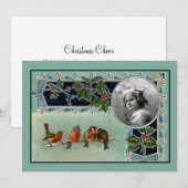 Weihnachtsvorlage - Flat Card Feiertagskarte (Vorne/Hinten)
