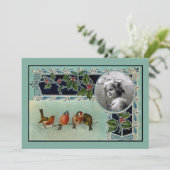 Weihnachtsvorlage - Flat Card Feiertagskarte (Stehend Vorderseite)