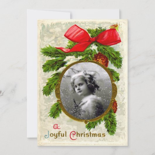 Weihnachtsvorlage - Flat Card Feiertagskarte (Vorderseite)