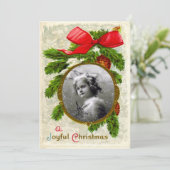 Weihnachtsvorlage - Flat Card Feiertagskarte (Stehend Vorderseite)