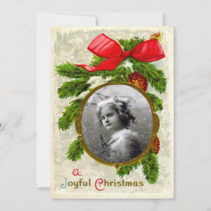 Weihnachtsvorlage - Flat Card Feiertagskarte