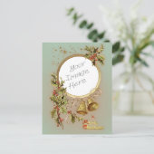 Weihnachtsvorlage individuell anpassbar feiertagspostkarte (Stehend Vorderseite)