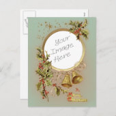 Weihnachtsvorlage individuell anpassbar feiertagspostkarte (Vorne/Hinten)