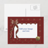Weihnachtsvorlage Postkarte (Vorne/Hinten)
