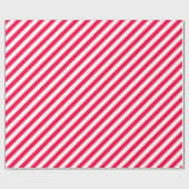 Weihnachtsvorlage Red White Stripes Classic Geschenkpapier (Flach)