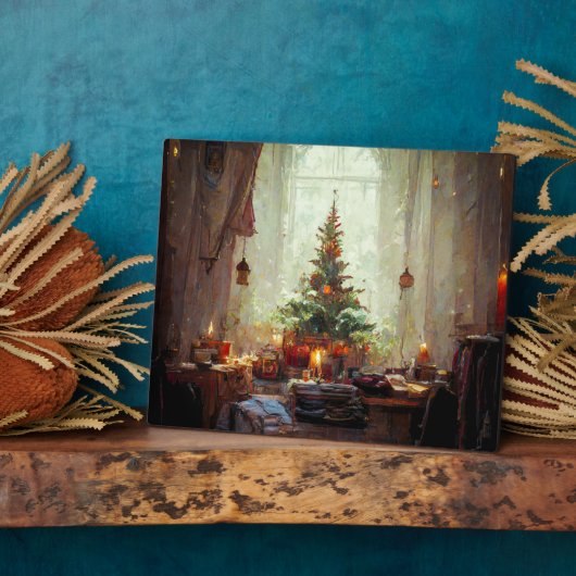 Weihnachtsvormittag 8x10 mit Easel Fotoplatte (Seite)