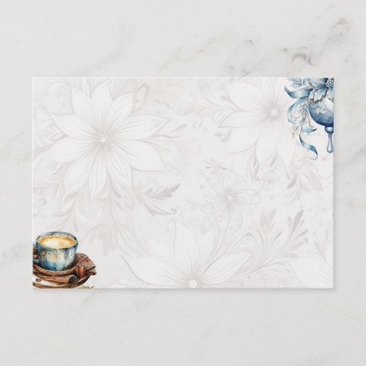 Weihnachtsvormittag Basiskarte Begleitkarte (Vorderseite)