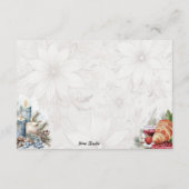 Weihnachtsvormittag Basiskarte Begleitkarte (Rückseite)