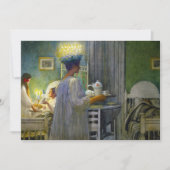 Weihnachtsvormittag, Das Fest von Saint Lucy Einladung (Vorderseite)