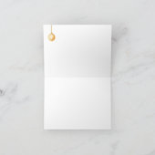 Weihnachtsvormittag Fahrrad Vielen Dank Dankeskarte (Innenseite)