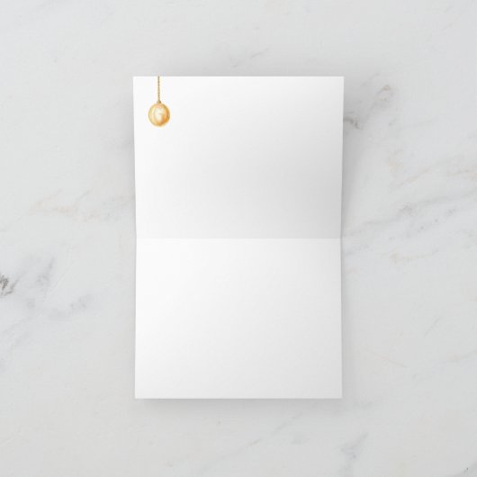 Weihnachtsvormittag Fahrrad Vielen Dank Dankeskarte (Innenseite)