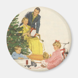 Weihnachtsvormittag, Familienfeierlichkeiten Magnet